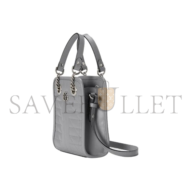 GUCCI GG MARMONT MATELASSÉ MINI BAG 696123 (19*16*7cm）